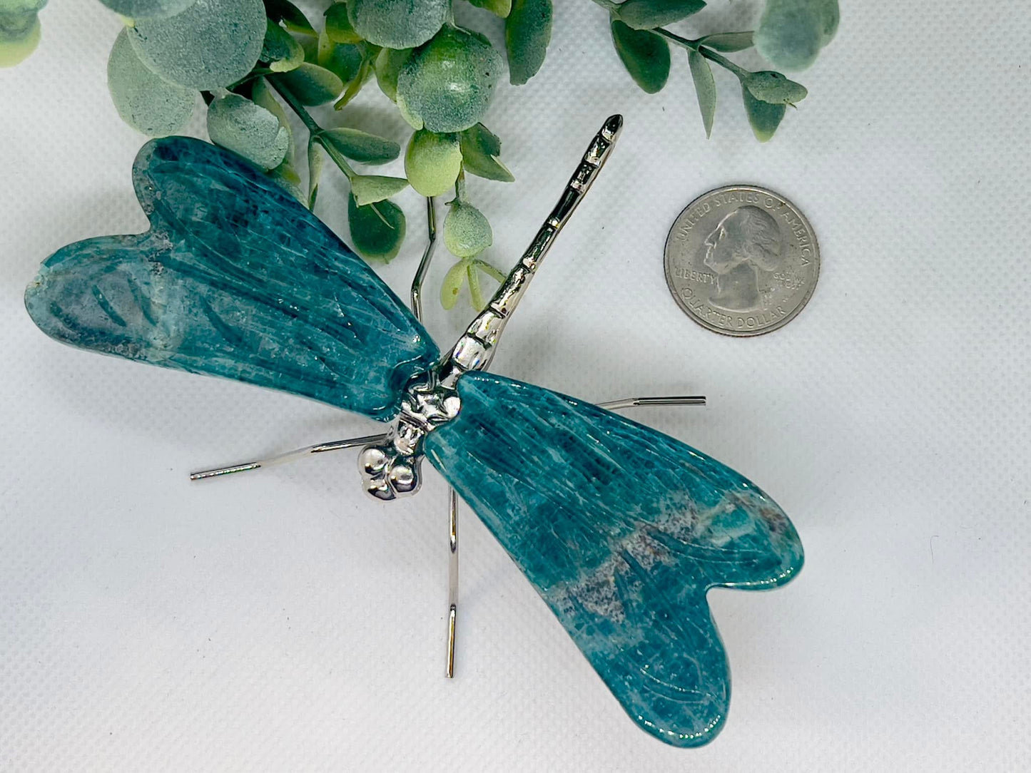 Blue Apatite Dragonfly